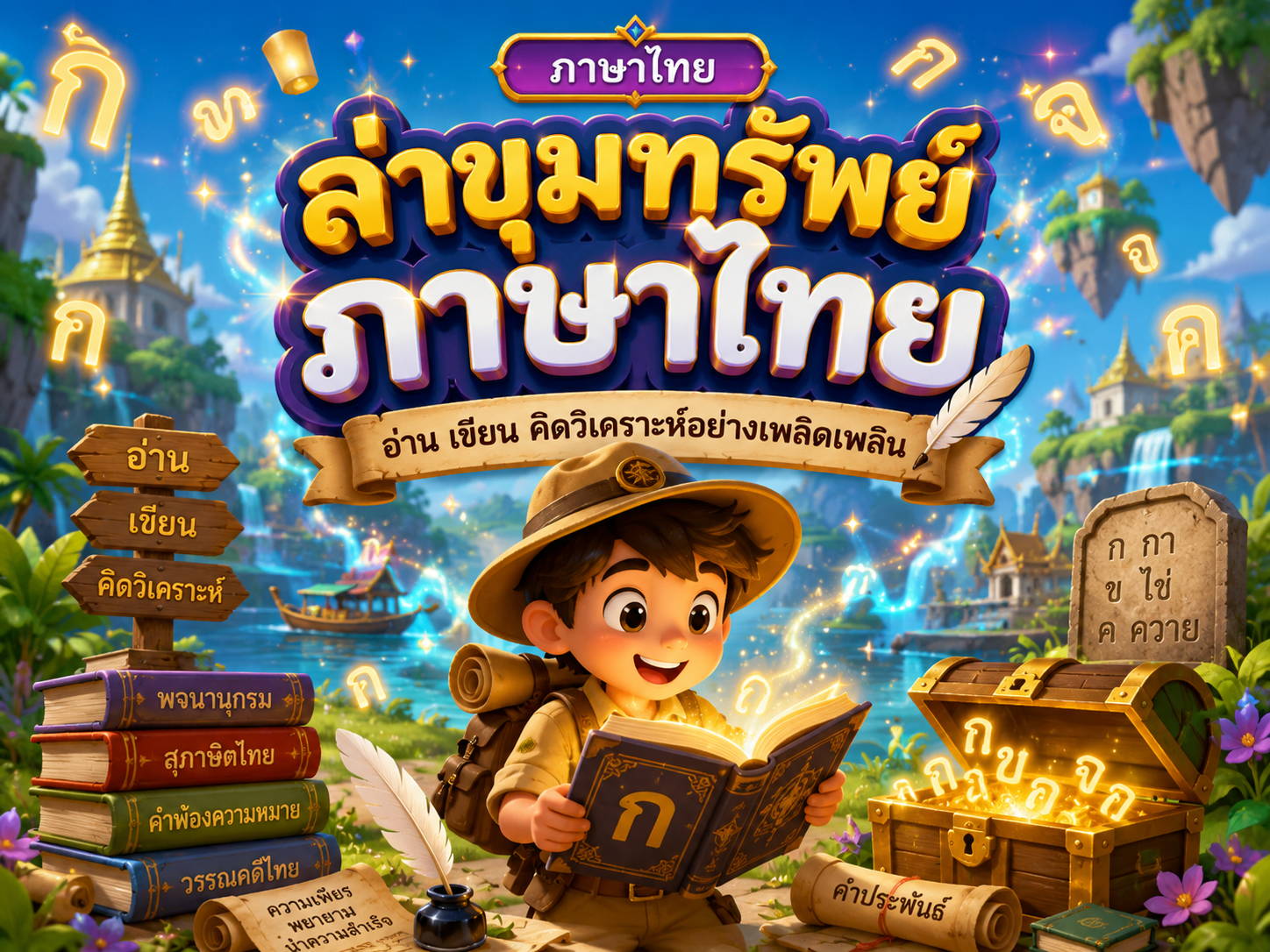 ล่าขุมทรัพย์ภาษาไทย
